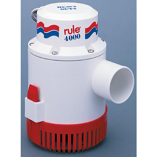 Rule 4000 GPH High Capacity Bilge Pump, 24V